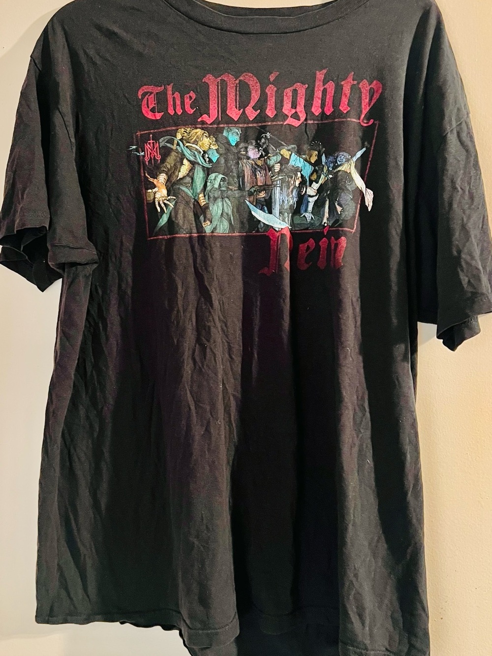 Critical Role The Mighty Nein Graphic T -Shirt Black Fantasy RPG D&D Size XL